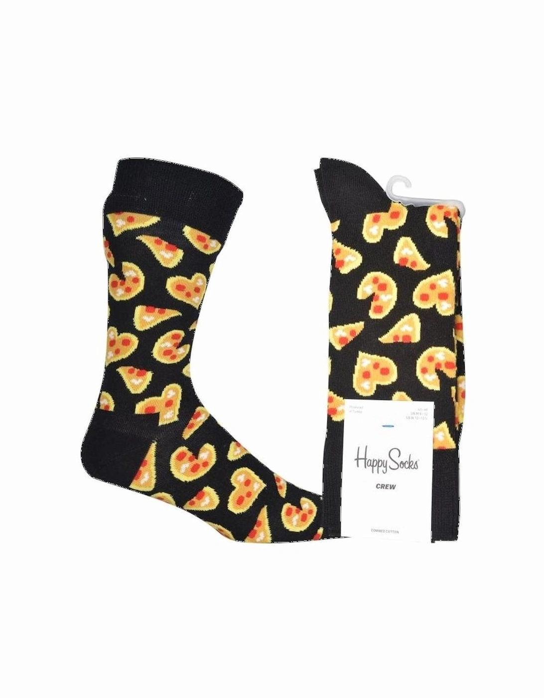 Pizza Love Socks, Black, 4 of 3