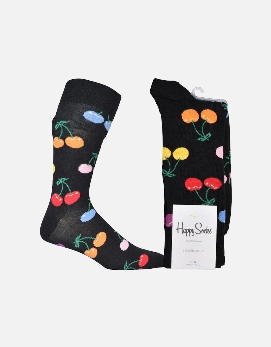 Cherry Socks, Black/multi, 6 of 5
