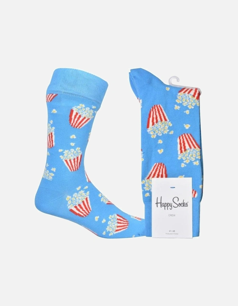 Popcorn Socks, Blue