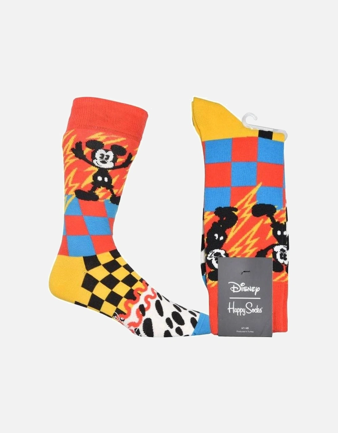 Mickey-Time Disney Socks, Red/multi, 4 of 3