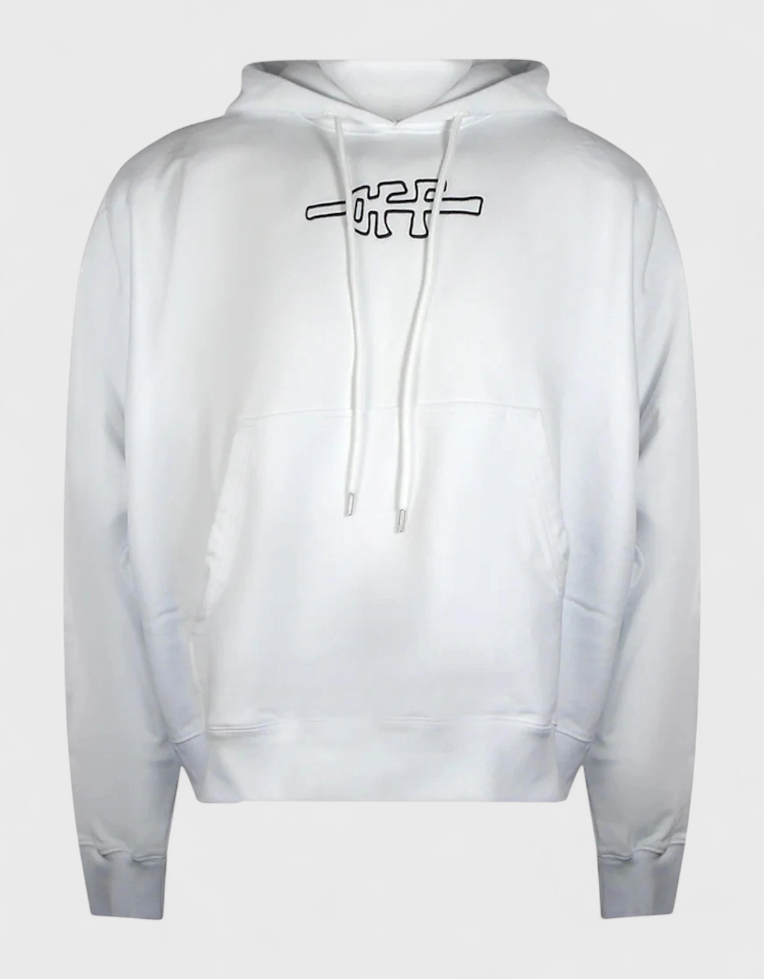 Mens Hoodies Off Line Skate Hoodie White, 4 of 3