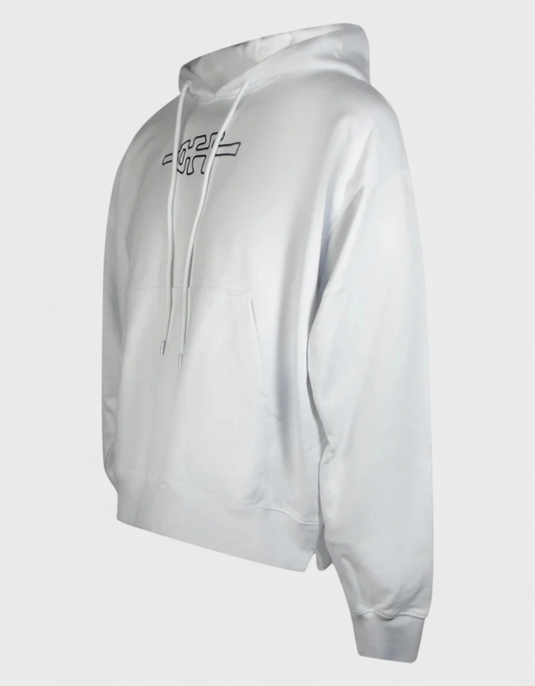 Mens Hoodies Off Line Skate Hoodie White