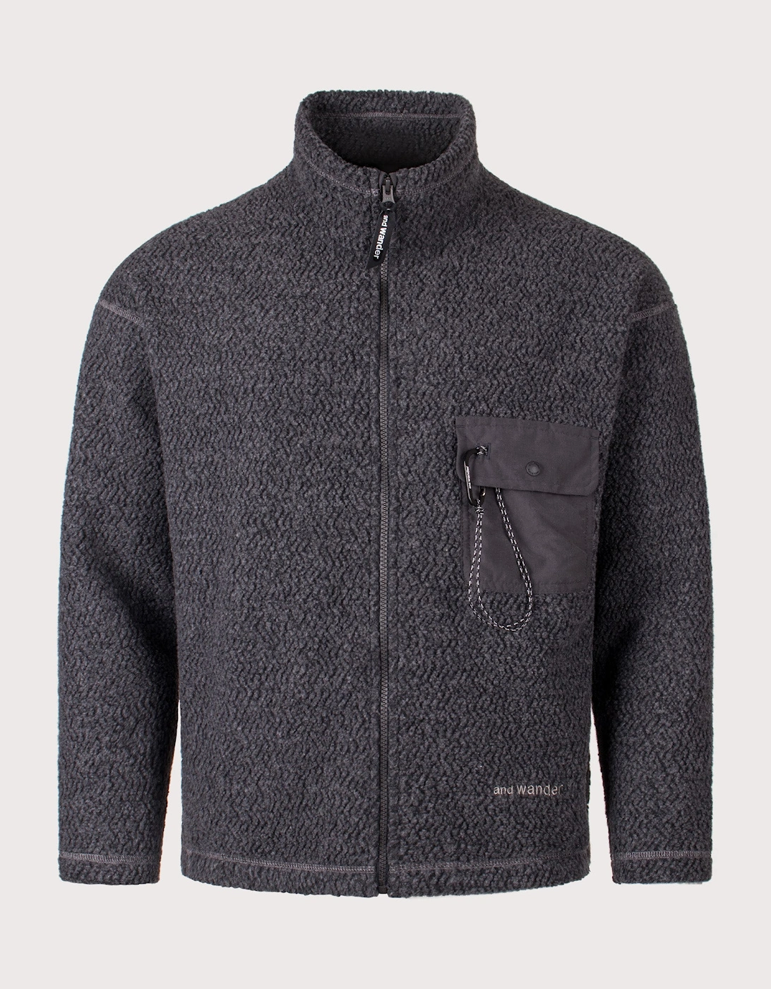 Re Wool JQ Stand Zip Sweatshirt, 5 of 4