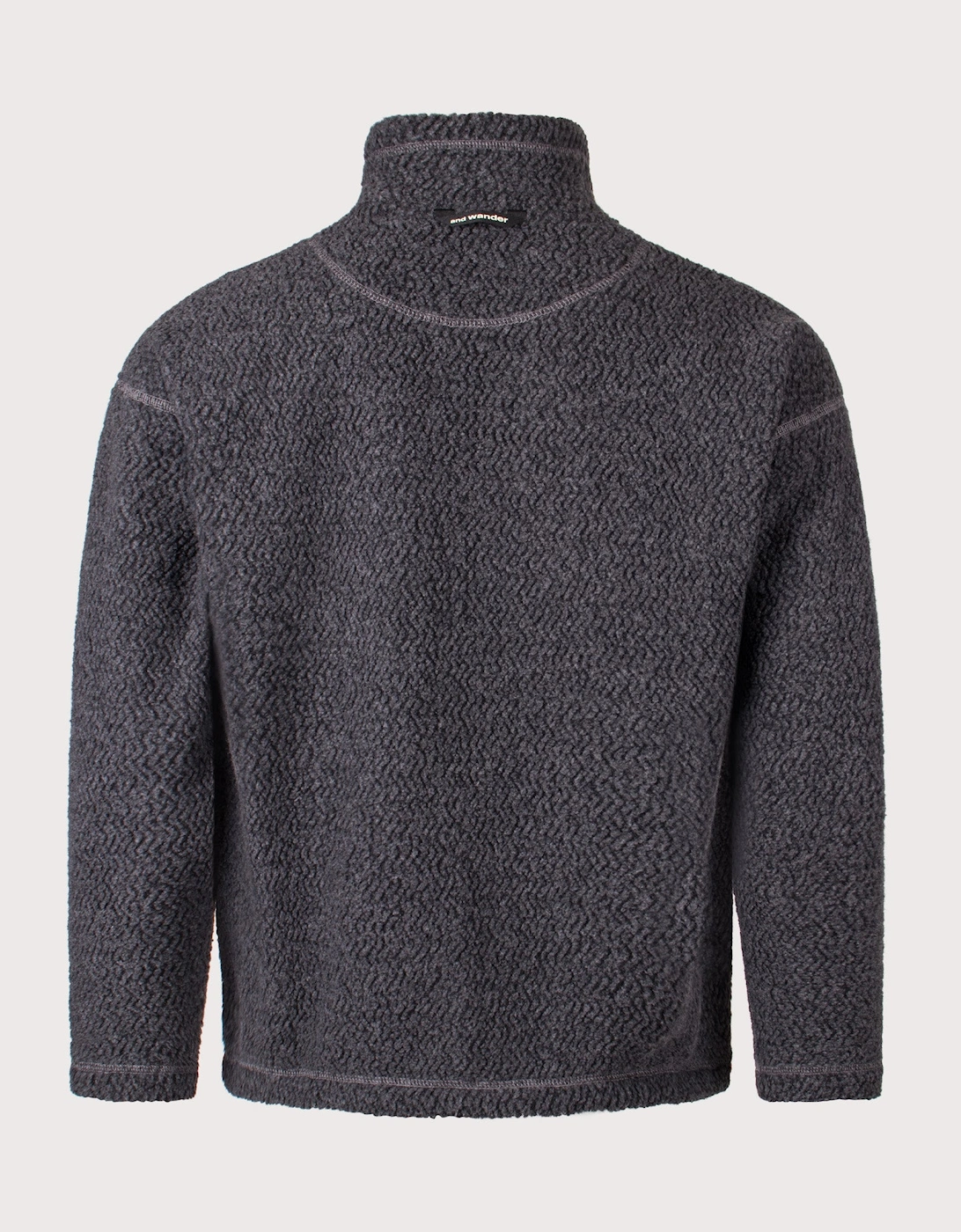 Re Wool JQ Stand Zip Sweatshirt