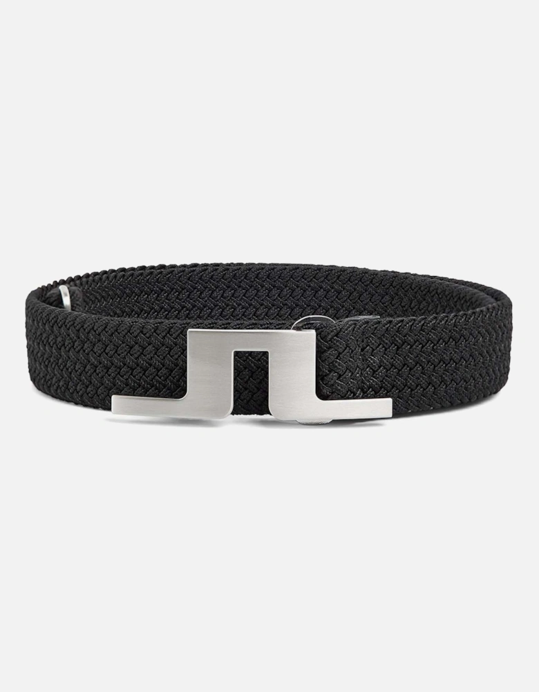 J.Lindeberg Berry Elastic Golf Belt - Black