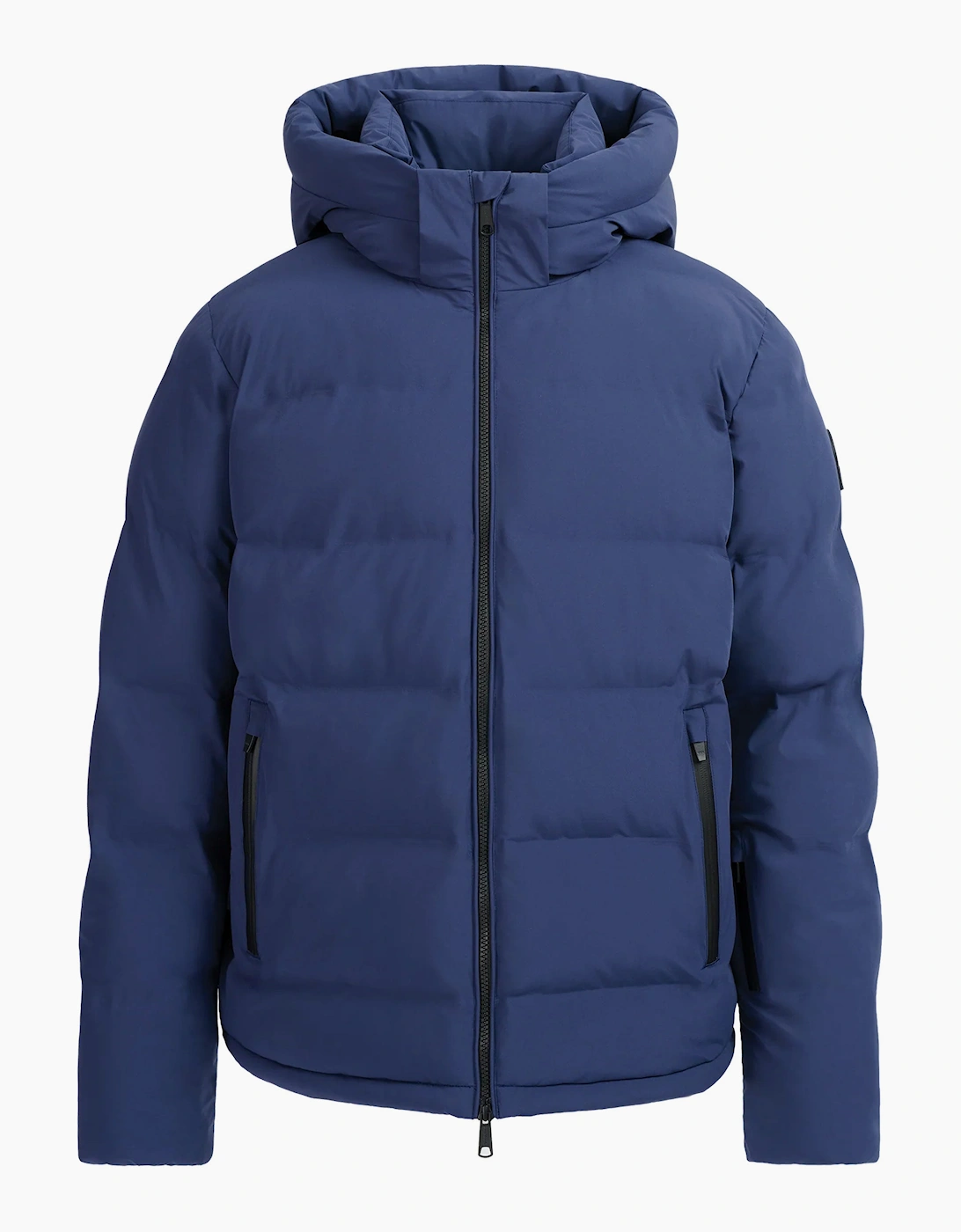 Men's SANDBANKS WATERPROOF BANKS PUFFER JACKET NAVY - Size: 40
