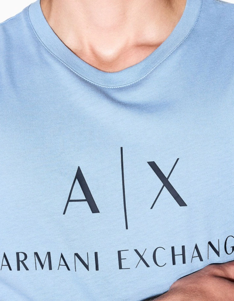 Exchange Slim Fit Jersey T-Shirt 8NZTCJ Z9H4Z9 - Faded Denim Blue