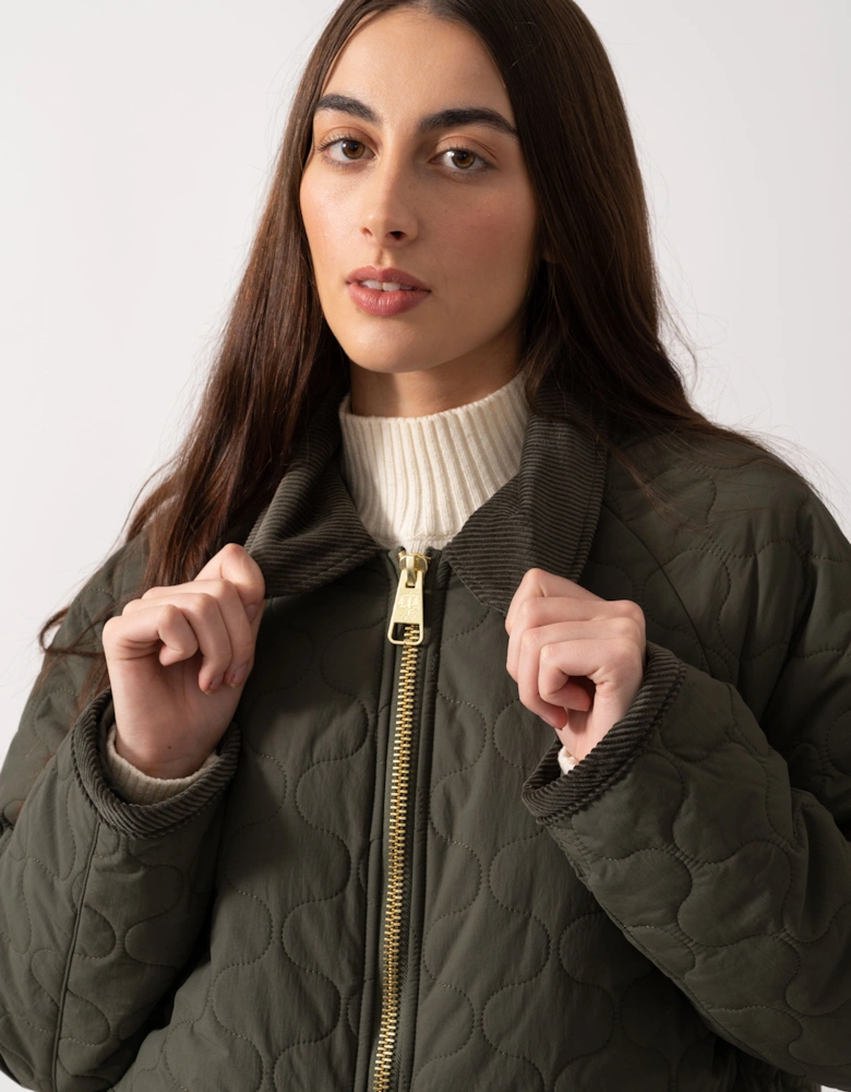 Fionn Womens Long Quilted Jacket - Kambaba