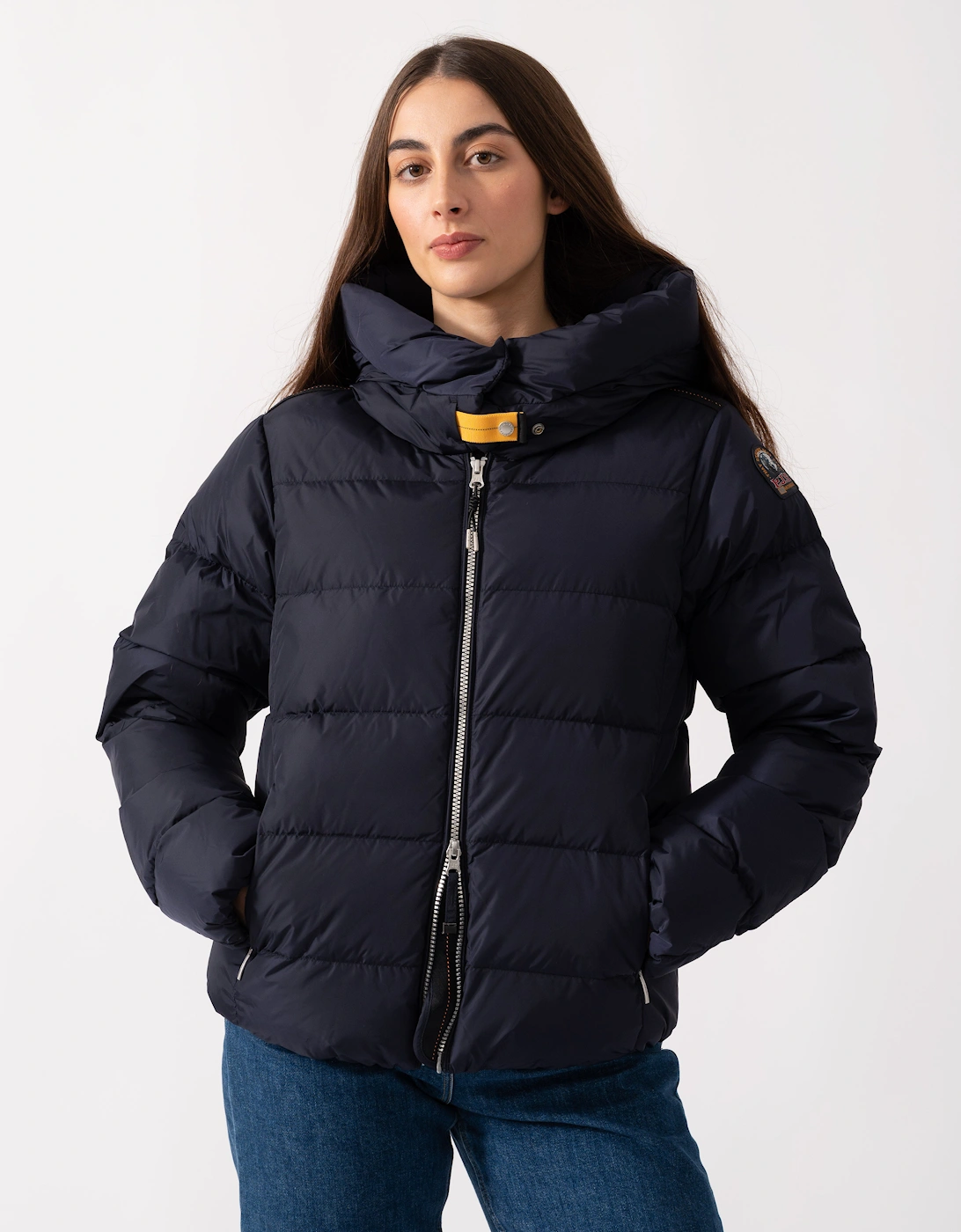 Jinny Womens Hooded Down Jacket - Pencil 710