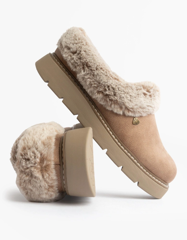 114762/TPE KEEPSAKES LITE - COZY BLEND Womens Slippers Taupe