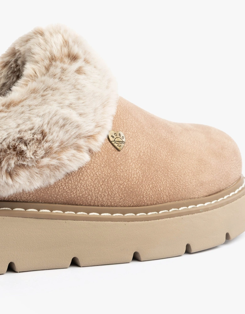 114762/TPE KEEPSAKES LITE - COZY BLEND Womens Slippers Taupe