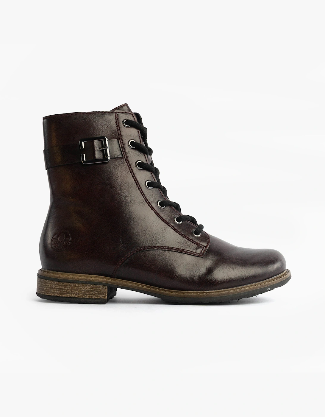Women's Rieker 74802-35 Womens Boots Red Combination - Size: 6