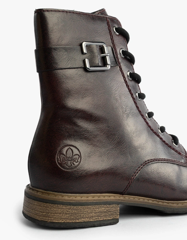 74802-35 Womens Boots Red Combination