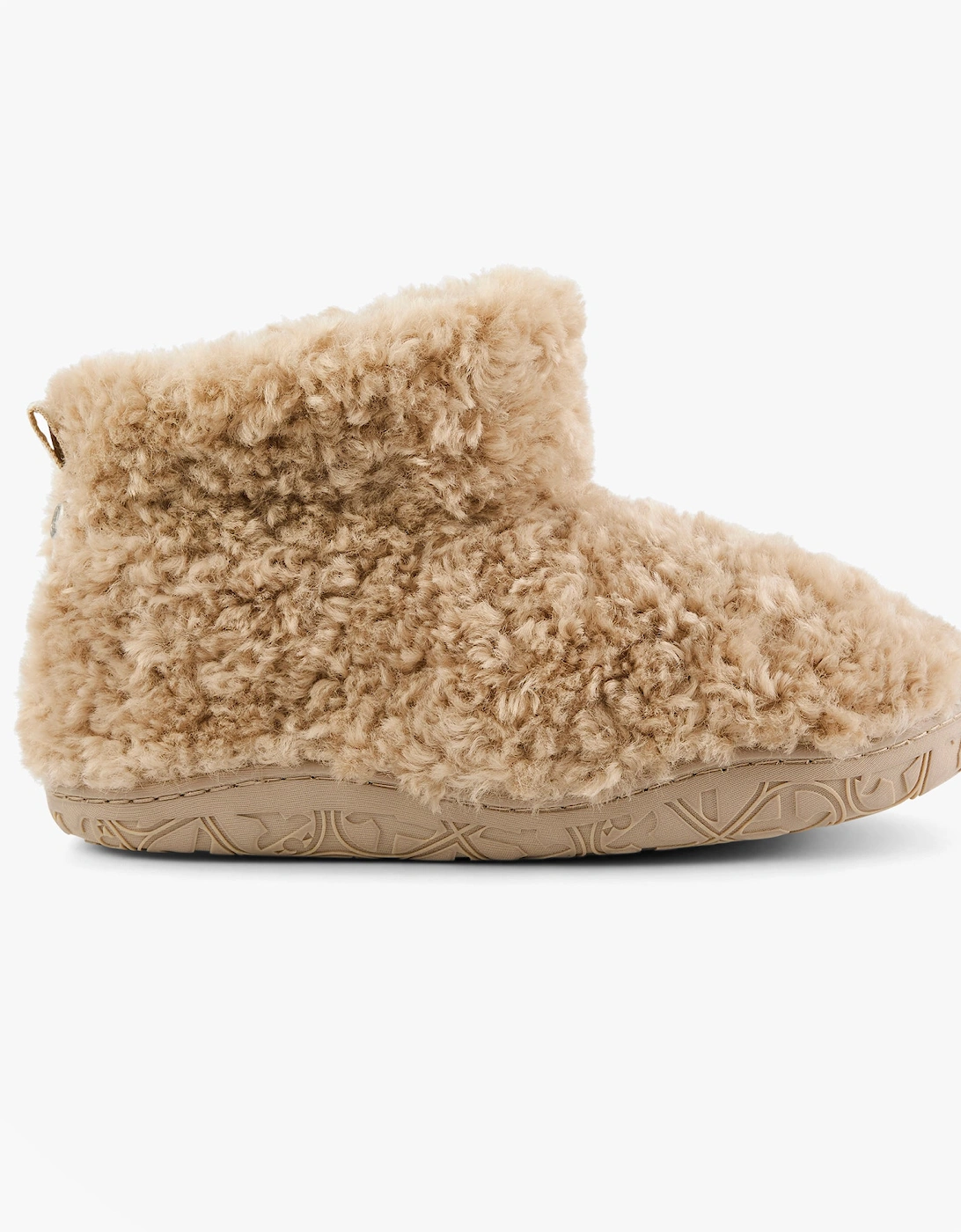 LAUREN Womens Slipper Boots Biscuit, 8 of 7