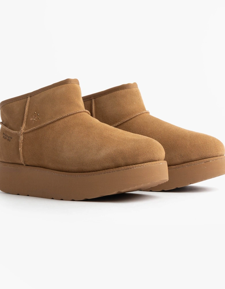 KEEP COZY Womens Boots Chestnut