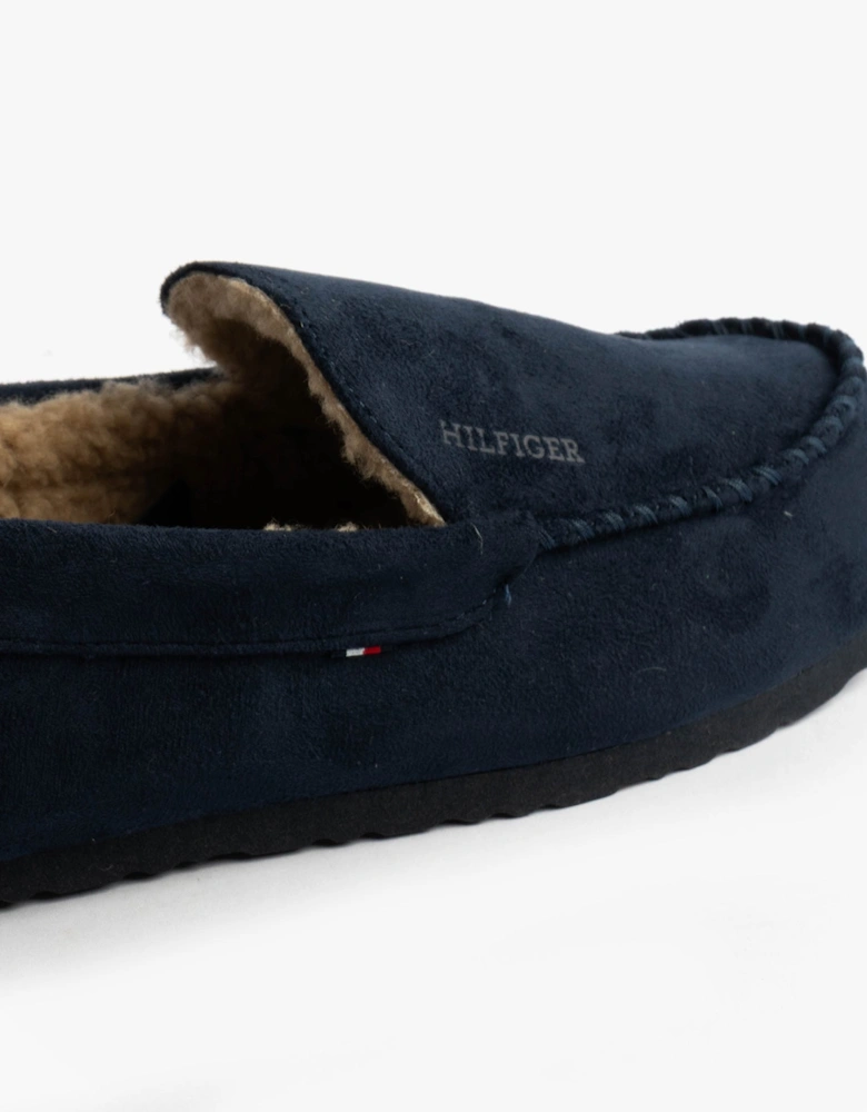 HILFIGER M SDE DRIVE Mens Mocassin Slippers Desert Sky