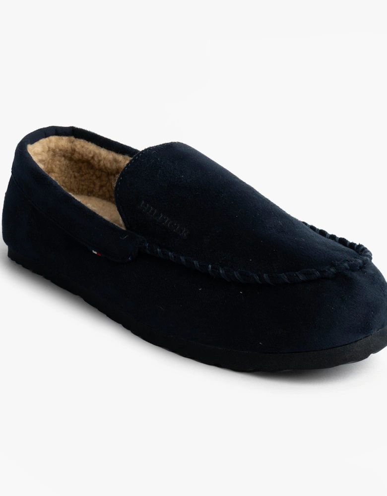 HILFIGER M SDE DRIVE Mens Mocassin Slippers Desert Sky
