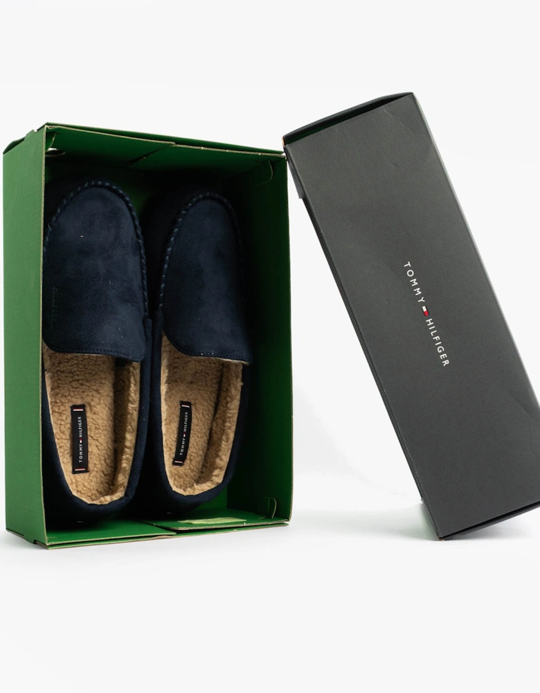 HILFIGER M SDE DRIVE Mens Mocassin Slippers Desert Sky