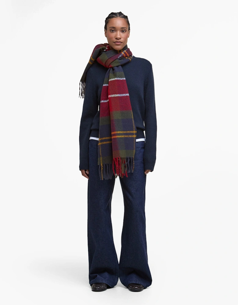 DEANNA TARTAN Womens Winter Winterberry Tartan