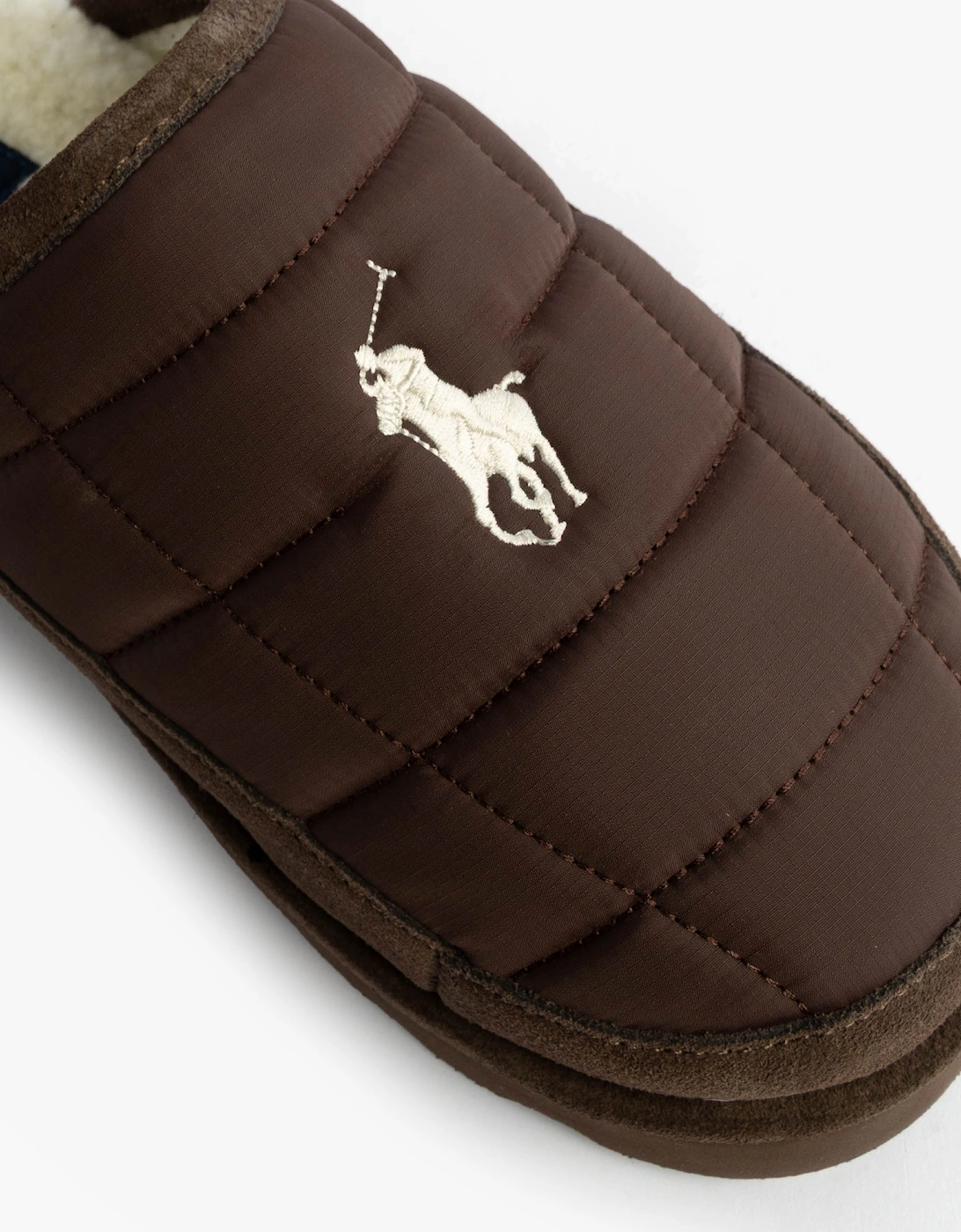 READ SCFF II Mens Mule Slippers Brown/Cream