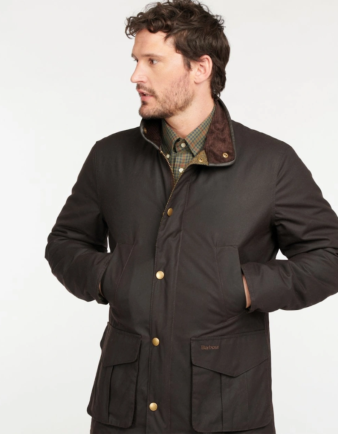 Hereford Mens Wax Jacket - Rustic, 10 of 9