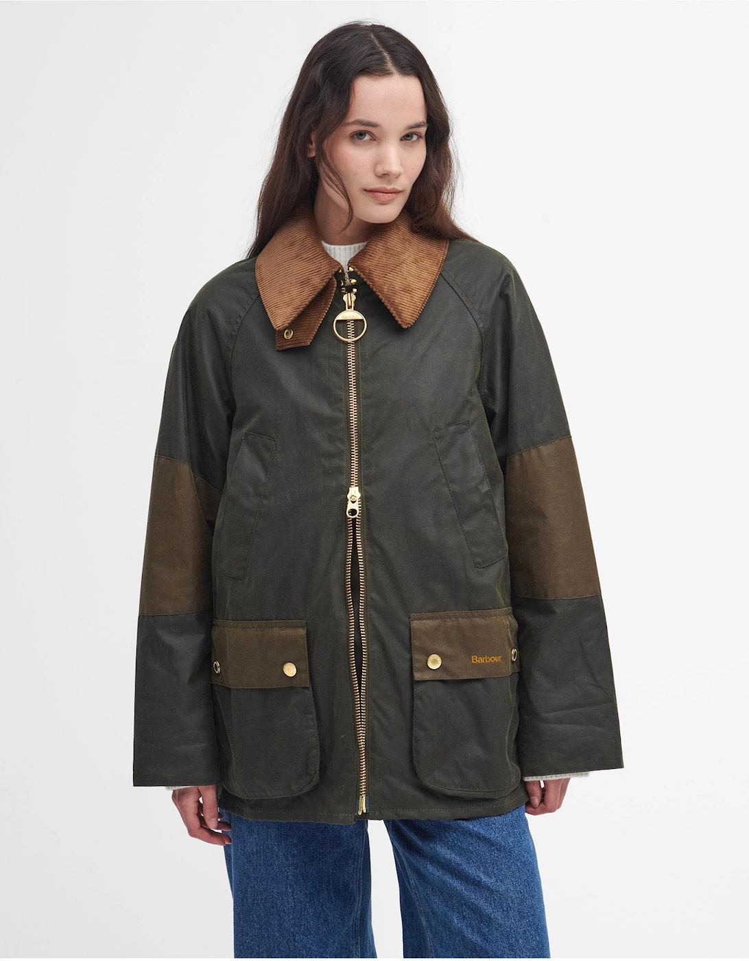 Allerston Womens Wax Jacket - Archive Olive/Beech/Ancient, 11 of 10