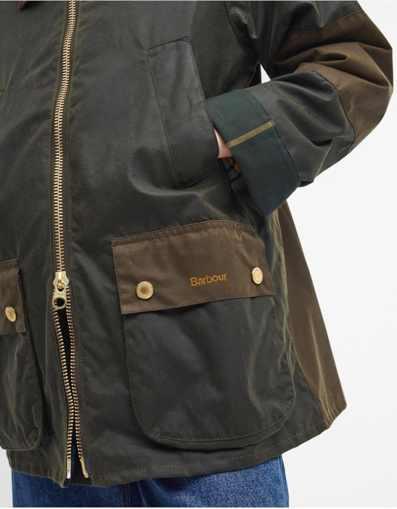 Allerston Womens Wax Jacket - Archive Olive/Beech/Ancient