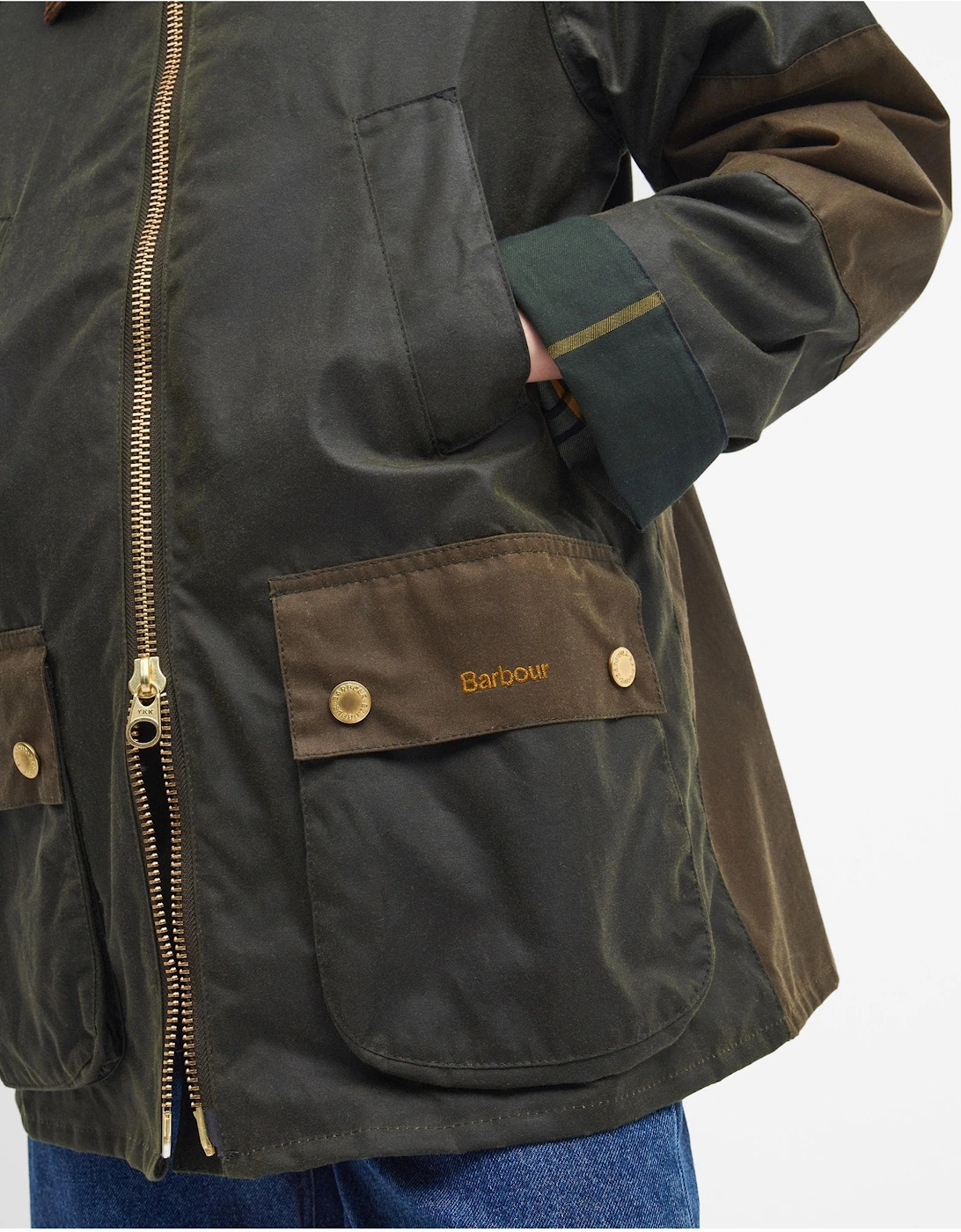 Allerston Womens Wax Jacket - Archive Olive/Beech/Ancient