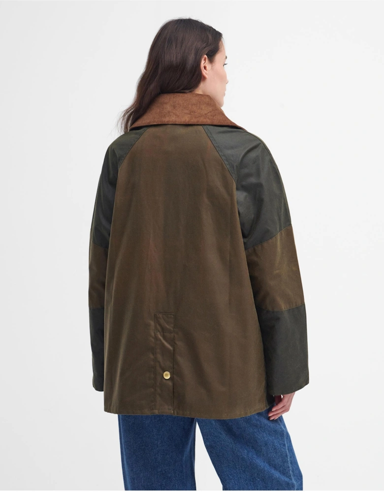 Allerston Womens Wax Jacket - Archive Olive/Beech/Ancient