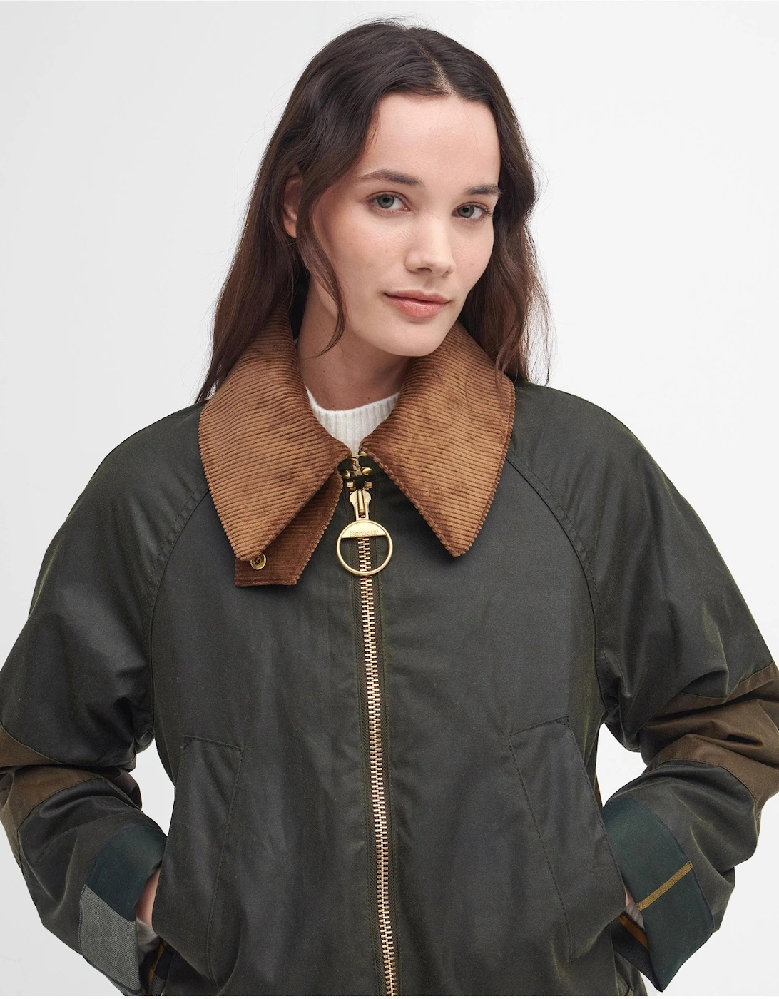 Allerston Womens Wax Jacket - Archive Olive/Beech/Ancient