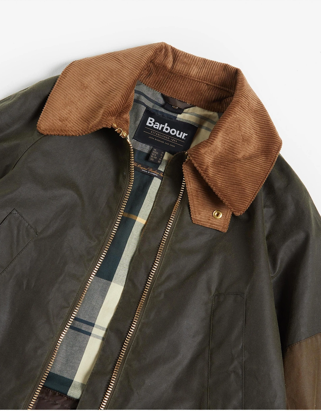 Allerston Womens Wax Jacket - Archive Olive/Beech/Ancient