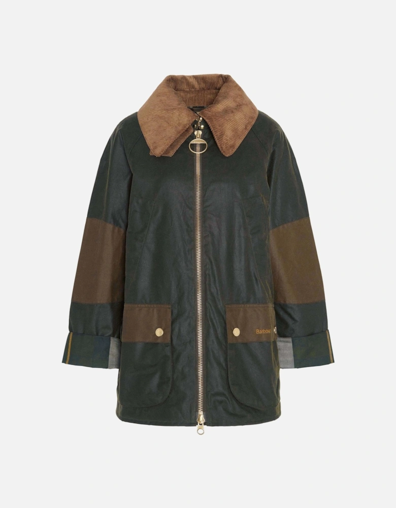 Allerston Womens Wax Jacket - Archive Olive/Beech/Ancient