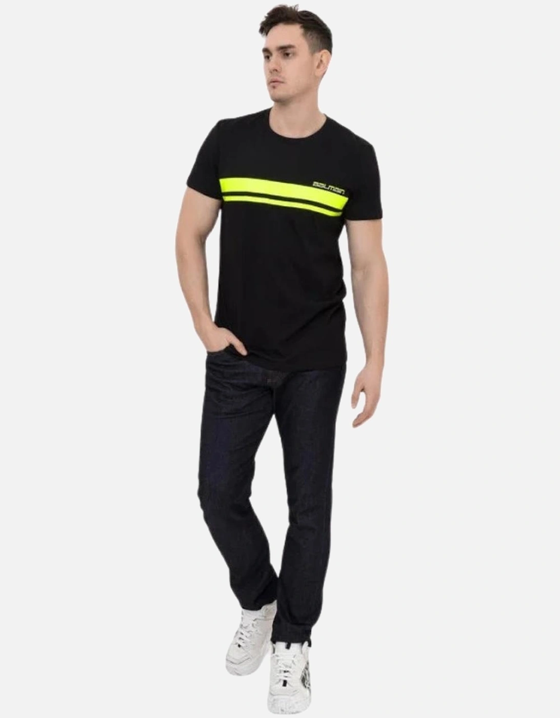 Neon Logo T-Shirt in Black