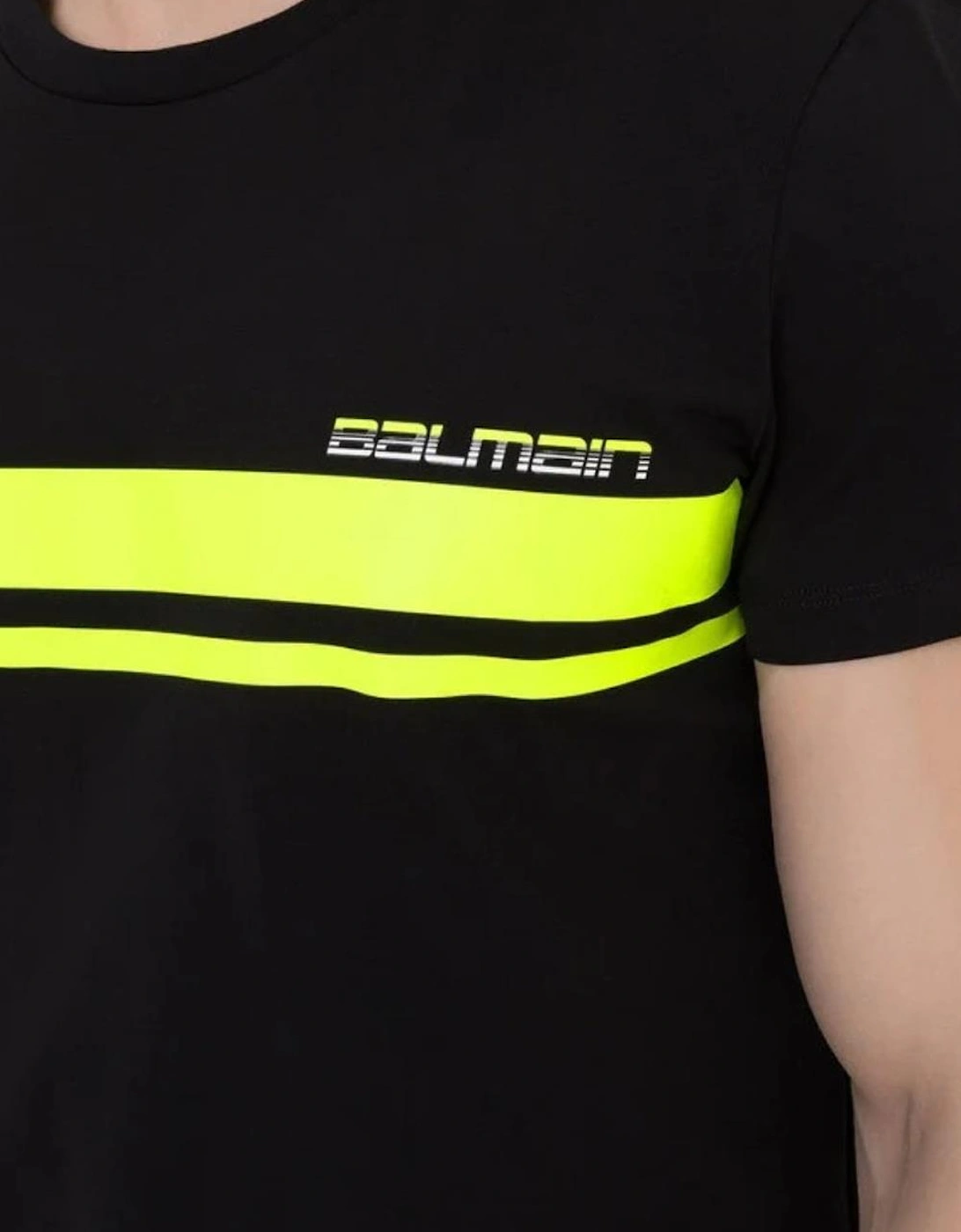 Neon Logo T-Shirt in Black