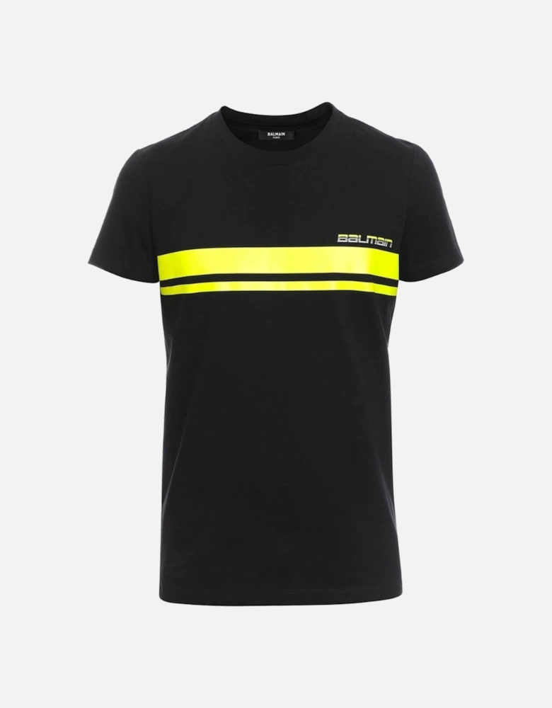 Neon Logo T-Shirt in Black