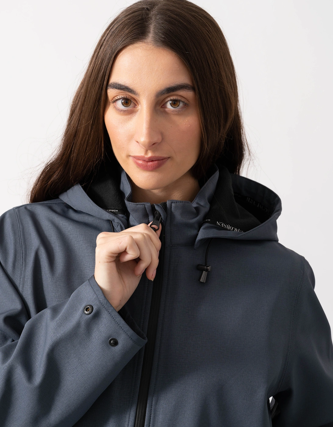 Rain Womens A-Line Softshell Raincoat - Ombre Blue 604