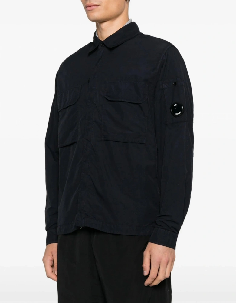 Flatt Nylon Overshirt Navy