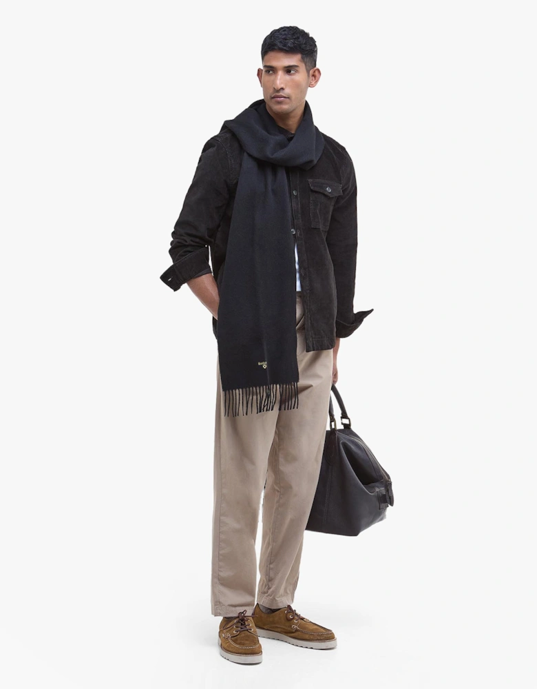 PLAIN LAMBSWOOL Mens Winter Black