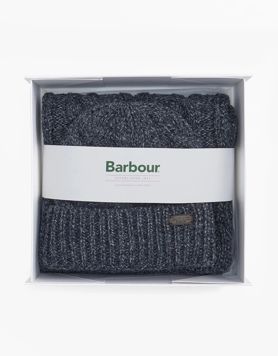JESMOND BEANIE AND SCARF Gift Set Mens Beanie Navy