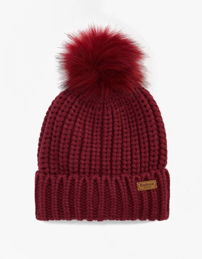 SALTBURN Womens Beanie Biking Red
