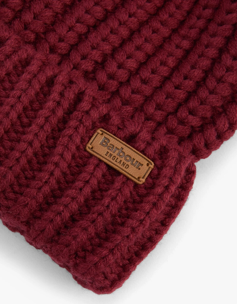 SALTBURN Womens Beanie Biking Red