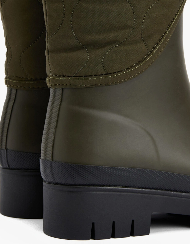 MARNIE Womens Tall Wellies Olive/Black