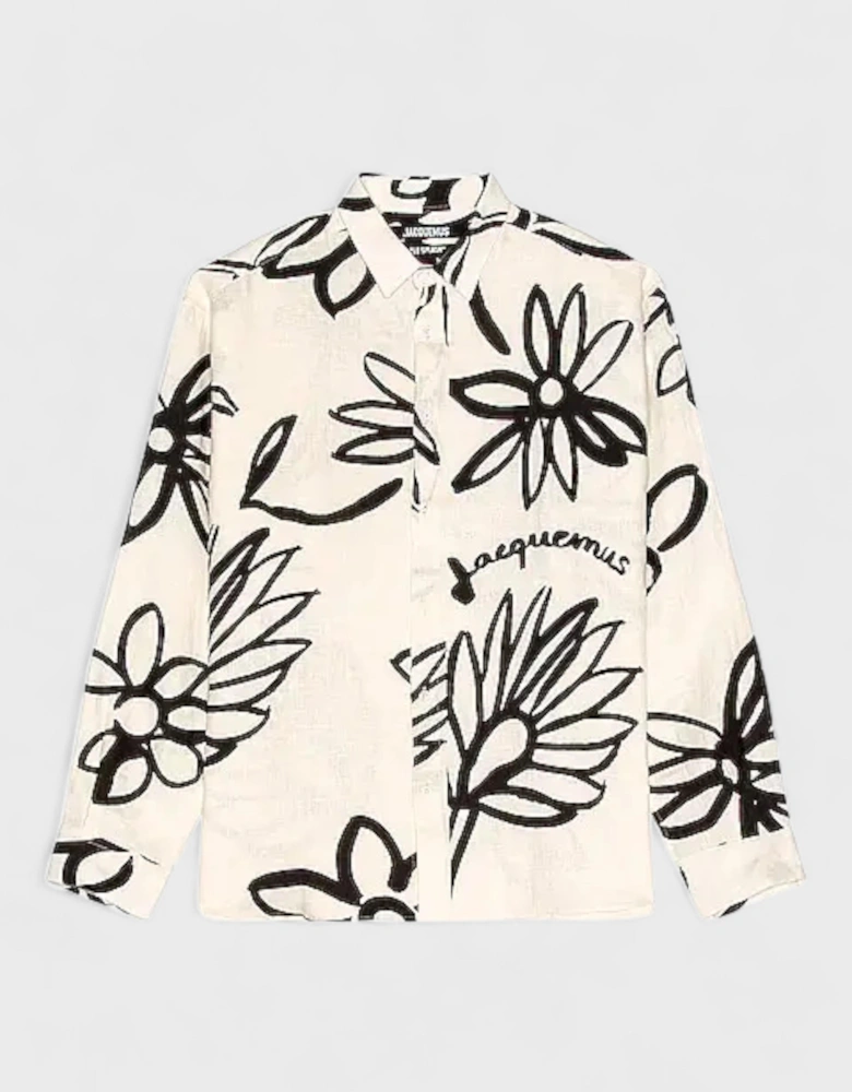 La Chemise Long Sleeve Shirt White