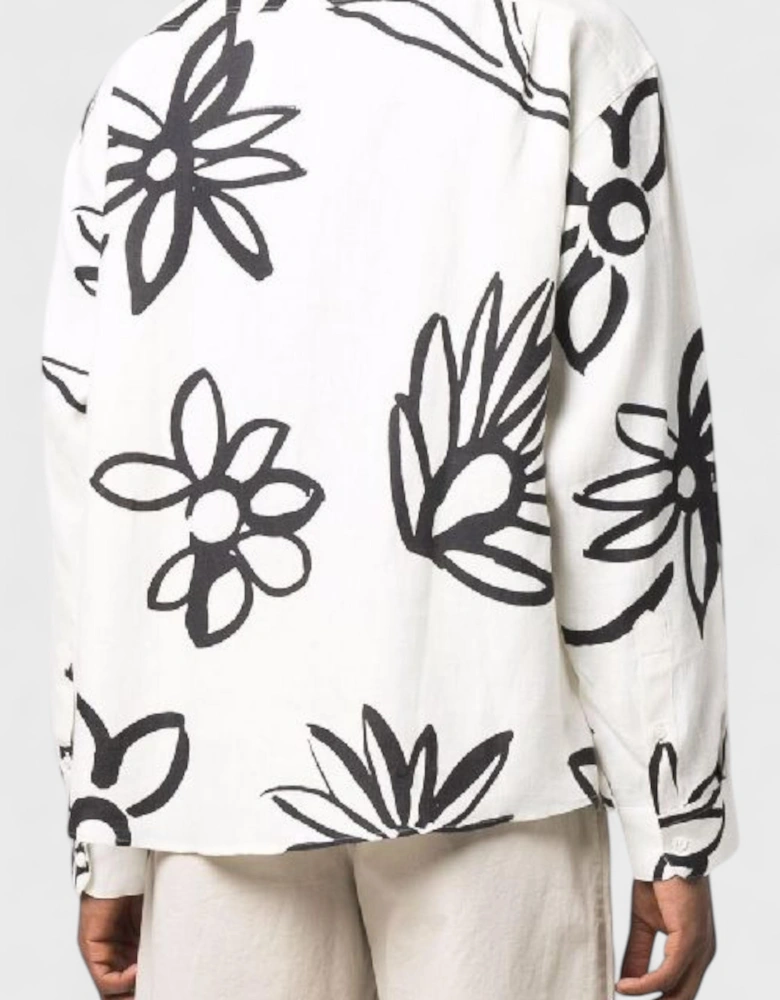 La Chemise Long Sleeve Shirt White