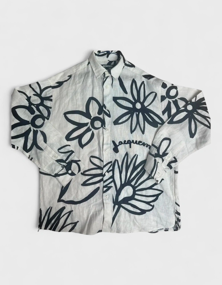 La Chemise Long Sleeve Shirt White