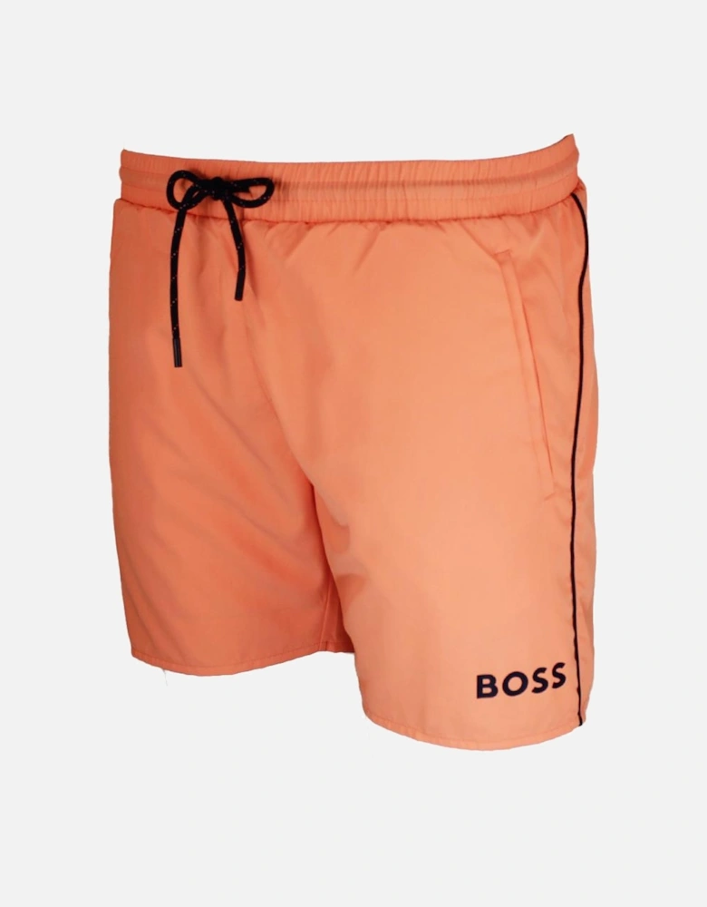 Boss Starfish Swim Shorts, Coral Pink