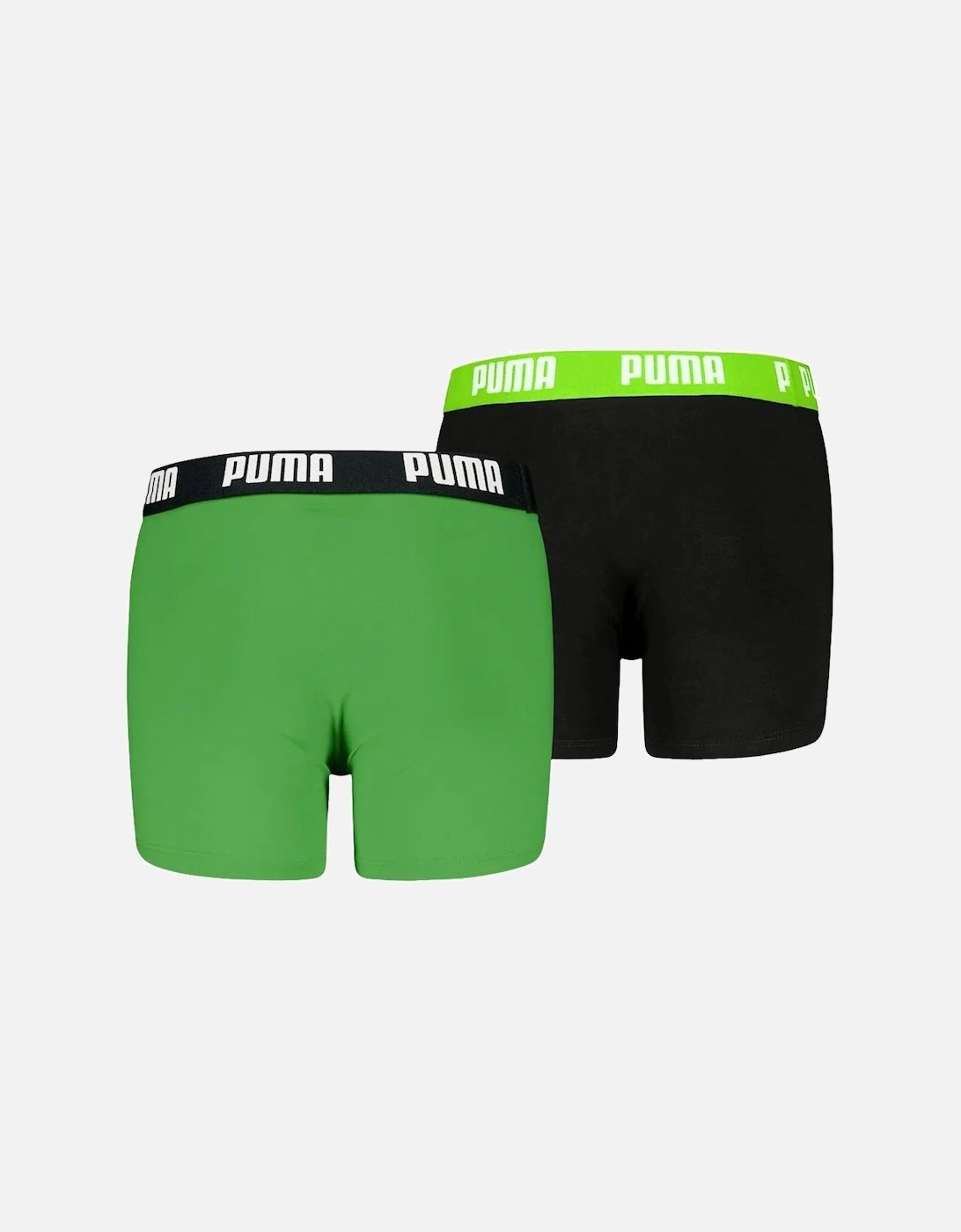 2-Pack Everyday Basic Boys' Boxer Briefs, Green/Black