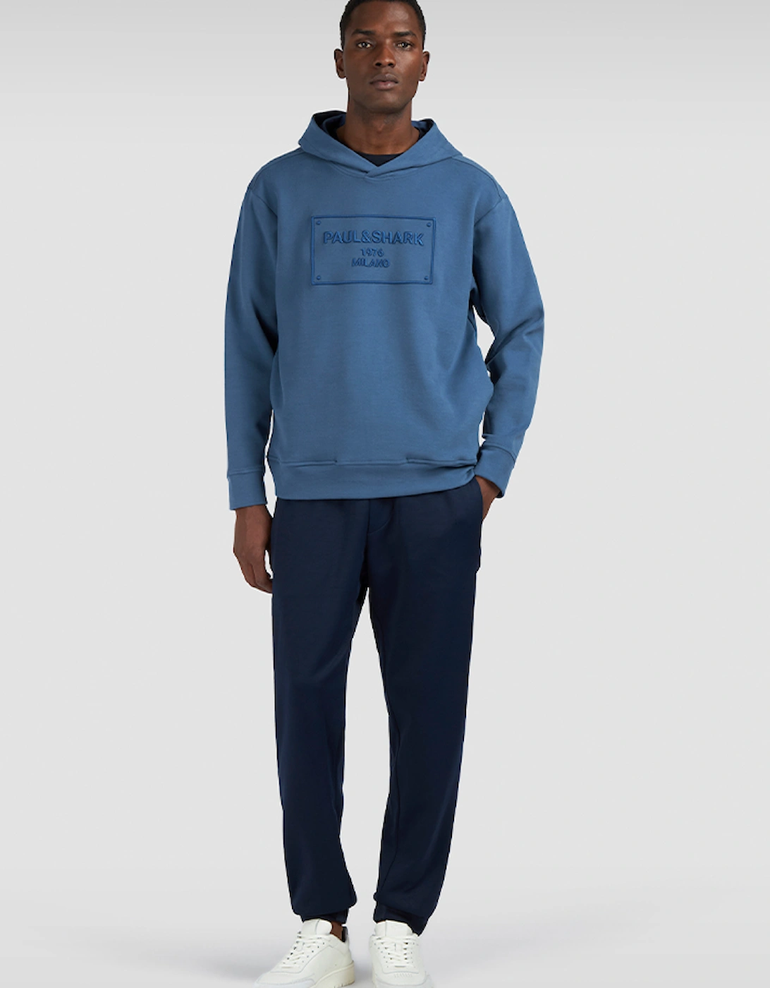 Men's Paul & Shark Typhoon Re4x4 Supersoft Fleece Joggers - Navy - Size: 39/38/32