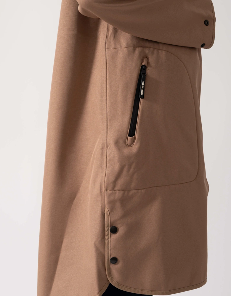 Rain Womens A-Line Softshell Raincoat - Mocca 248