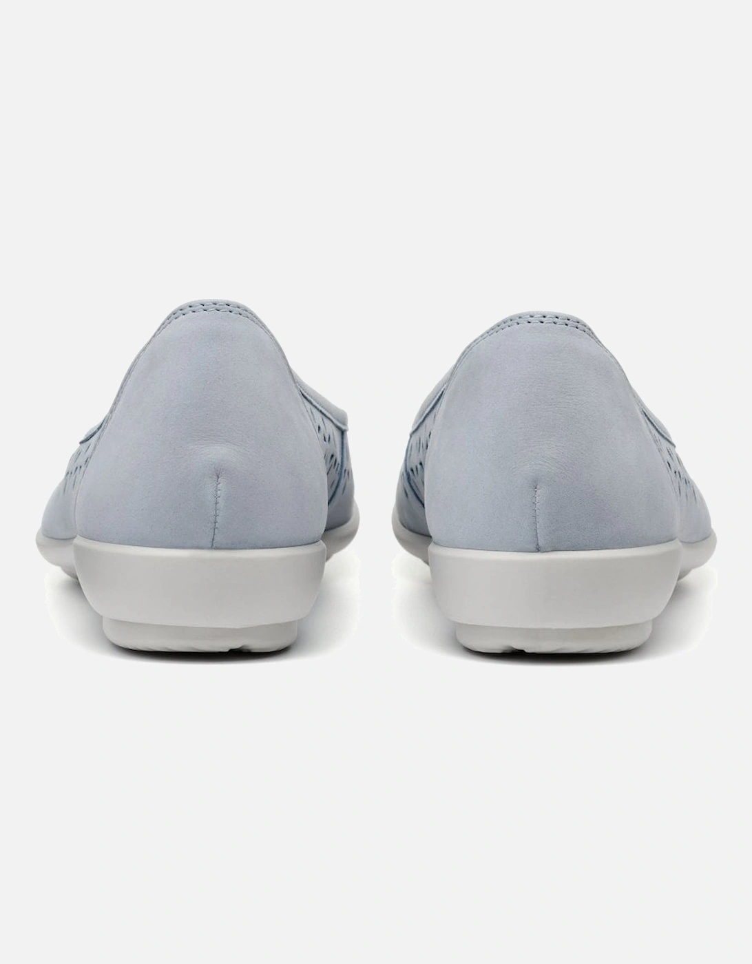 Livvy Womens Punched Detail Ballet Pumps